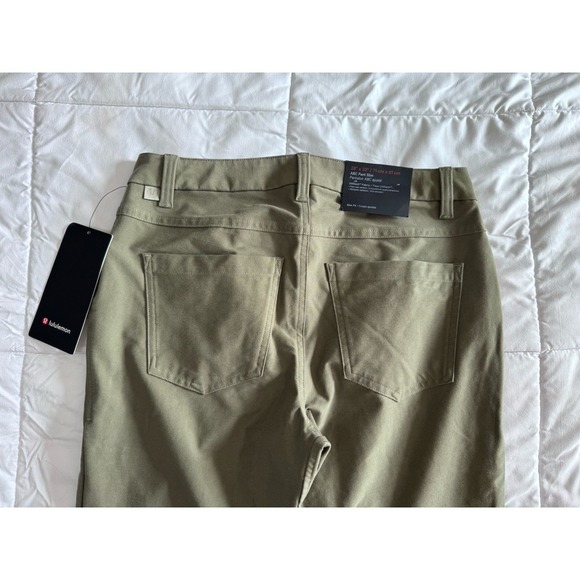 Lululemon ABC Slim-Fit Pant 32"L *Utilitech BALF Bay Leaf Green Men's Size 28 - Picture 6 of 11